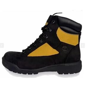 Timberland Field Boot 6in Black Nubuck, mens 8.5